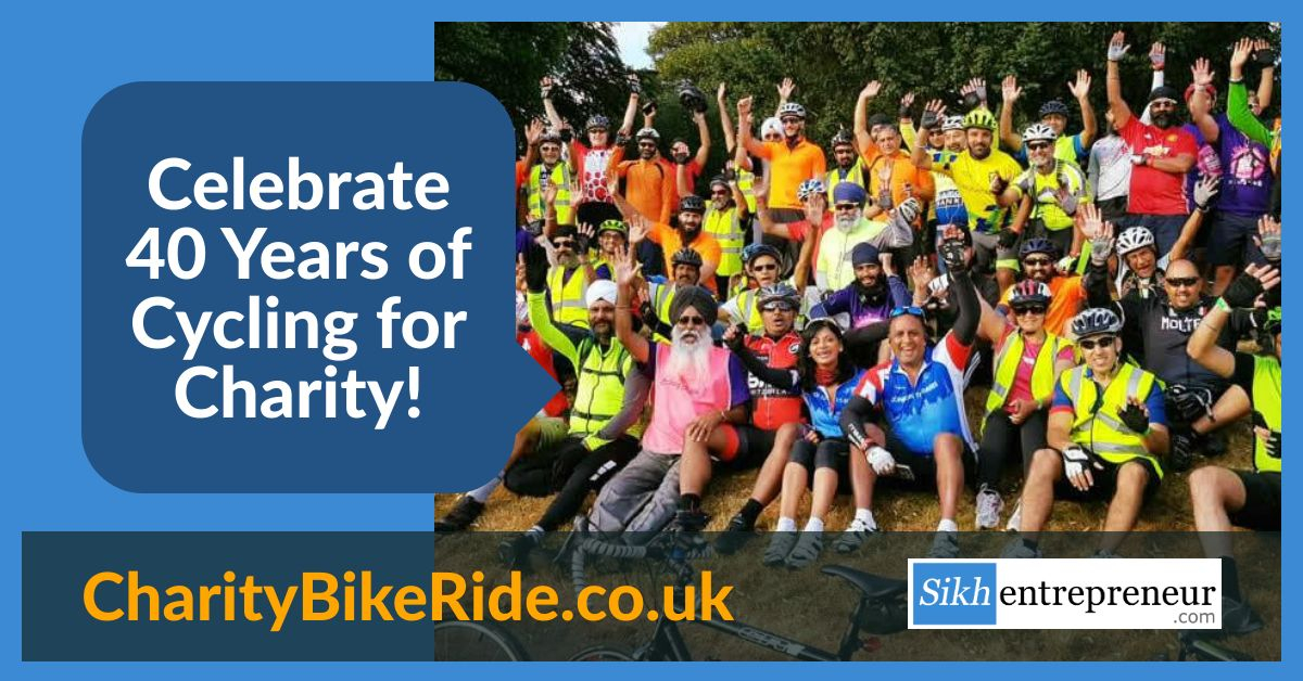 Celebrate 40 Years of Cycling for Charity!
